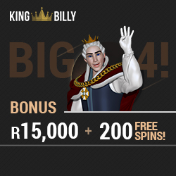 New South African Online Casino - King Billy - Play in Rands